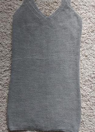 Новое вязаное платье 2