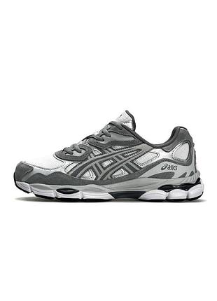 Чоловічі кросівки asics gel-nyc grey silver white