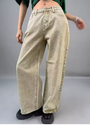 Светло-коричневые джинсы