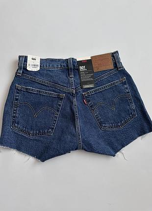 Джинсові шорти сині levi’s 501