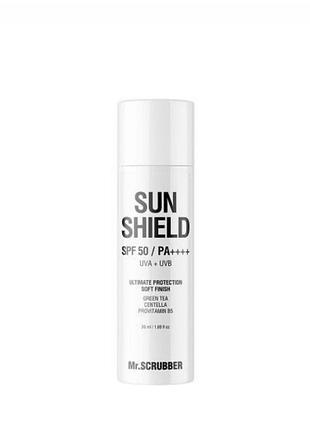 Сонцезахисний крем для обличчя mr.scrubber sun shield spf 50, 50 мл