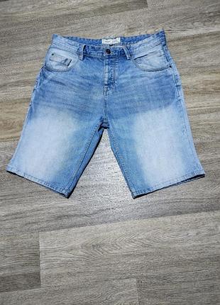 Чоловічі джинсові шорти george casual розмір xl 36 синій