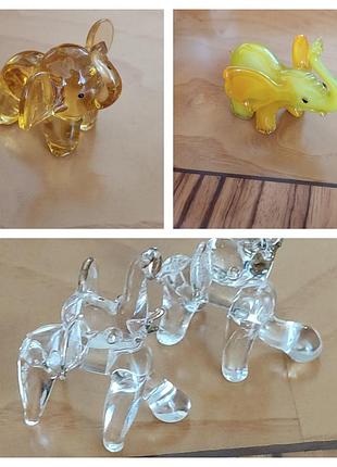 Статуэтки винтажные слоники