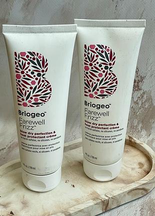 Термозахисний крем для розгладження волосся briogeo farewell frizz blow dry perfection heat protectant cream