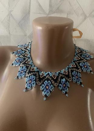 Силянка гердан намисто подарунок квіткове кольє