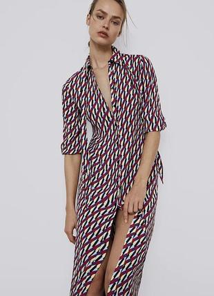 Платье zara, вискоза