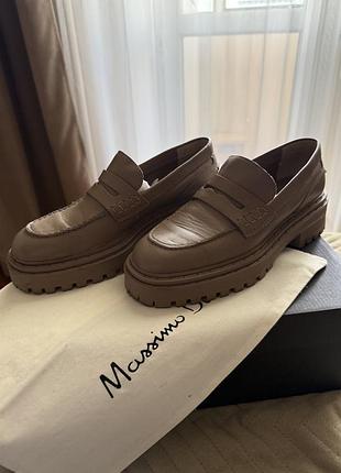 Лофери, оксфорди, макасіни шкіряні, massimo dutti, 36 розмір