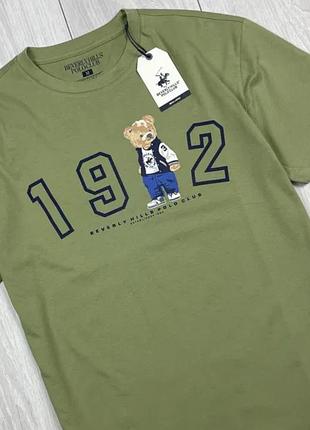 Футболка polo bear ralph lauren унісекс футболка з ведмедем