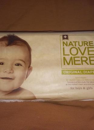 Підгузки для новонароджених nature love mere — підгузки дитячі, серія original diaper nb