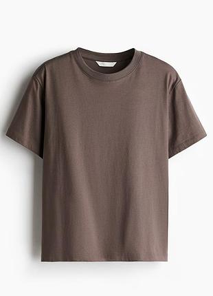 Базова футболка  h&m з м'якого бавовняного трикотажу 8