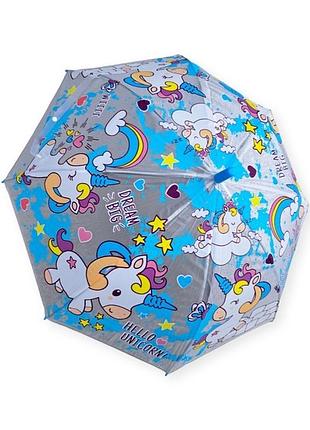 Дитяча парасолька з єдинорогами🦄 9