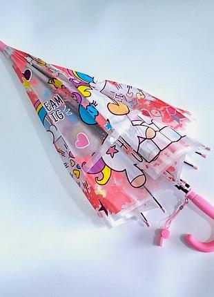 Дитяча парасолька з єдинорогами🦄 8