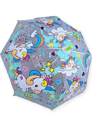 Дитяча парасолька з єдинорогами🦄 4