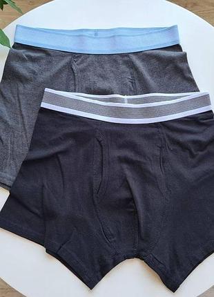 Набор 2шт. трусы боксеры мужские primark хлопок размер s