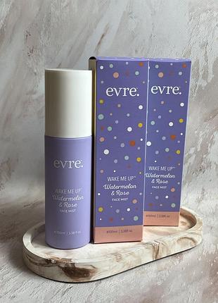 Освіжаючий та зволожуючий спрей міст для обличчя erve watermelon & rose face mist