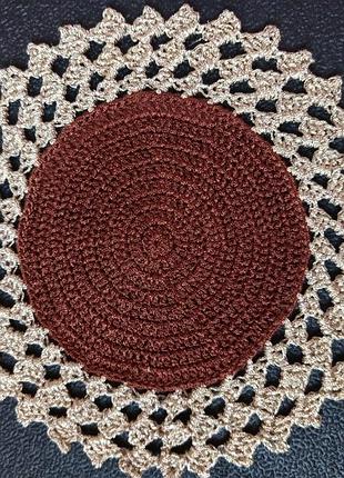 Салфетки из полиэфирного шнура