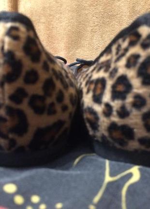 Profile leopard леопардовые балетки туфли 24 см4 фото