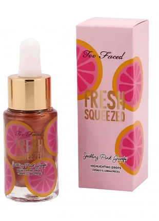 Хайлайтер too faced fresh squeezed pina grapefruit