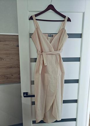 Льняна сукня asos