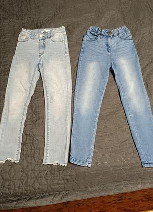 Продам джинсовый комбинезон на девочку 7