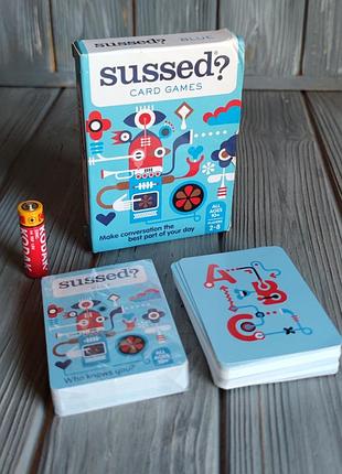 Sussed – це дивна карткова гра «вгадай мою відповідь». мова англійська