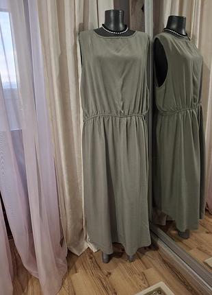 Вискозное платье 👗 большого размера