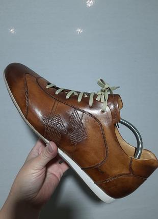 Люксовые туфли paolo scafora santoni made in italy 9.5, 28 см стелька