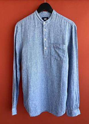 We linen оригинал мужская летняя легкая льняная рубашка рубашка из льна размер m