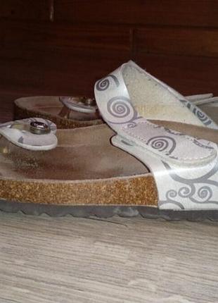 Шлепанцы женские ортопедические на пробковой подошве bioline итальялия размер 38-24.5см