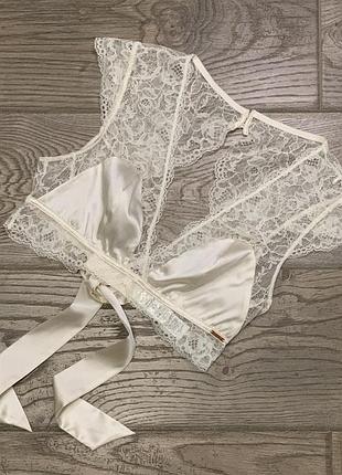 Шовковийw бралєт/бюстгальтер мереживний autograph/rosie р. s/m.