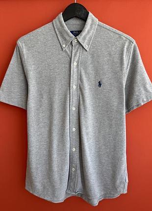 Polo ralph lauren оригинал мужская летняя легкая рубашка рубашка с коротким рукавом поло тенниска разм