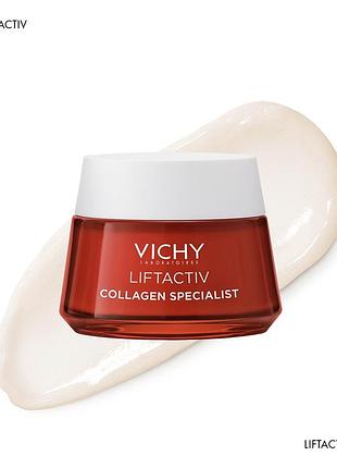 Антивіковий крем для корекції ознак старіння шкіри обличчя
Vichy Liftactiv Collagen Specialist 50 ml specialist2 фото