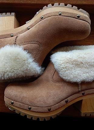 Ботильоны ugg thebes 88276 оригинал новые размер w7 натуральная овчина и замша