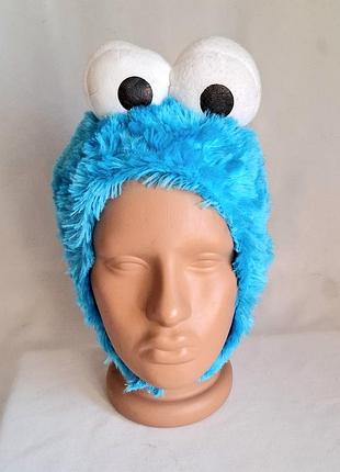 Монстр монстрик halloween меховая детская карнавальная шапочка one size