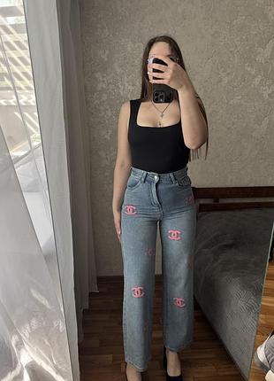 Джинси в принт💞