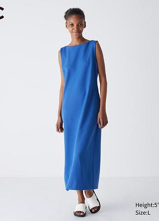 Стильное удлиненное платье uniqlo