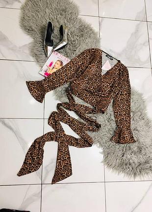 Шикарный новый топ леопард missguided м