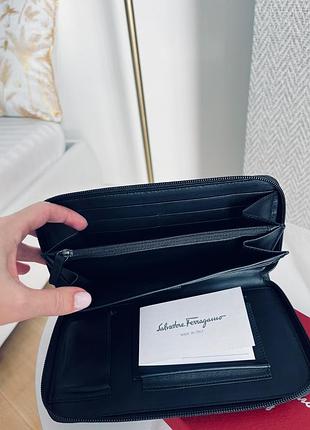 Новий великий гаманець salvatore ferragamo оригінал made in italy7 фото