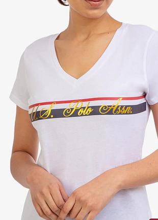 Жіноча футболка з бавовни us polo assn розмір с