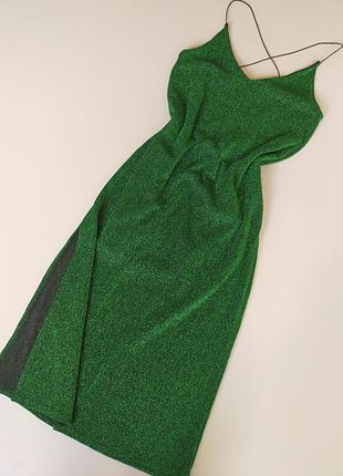 Sparkle миди платье с блестками