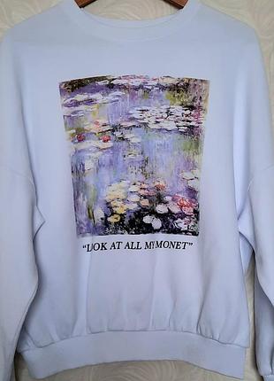 Свитшот с рисунком моне