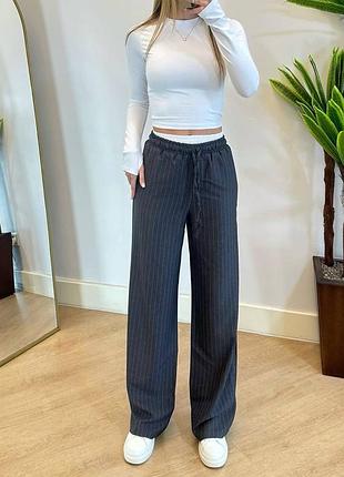 5️⃣7️⃣0️⃣грн брюки жіночі легкі з подвійним поясом