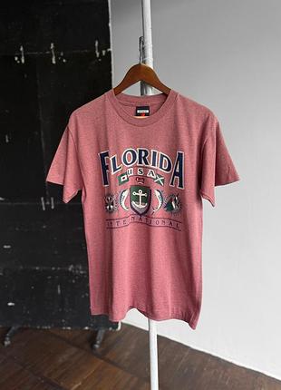 Florida usa mens vintage 90s made in usa t-shirt чоловіча, вінтажна футболка з принтом