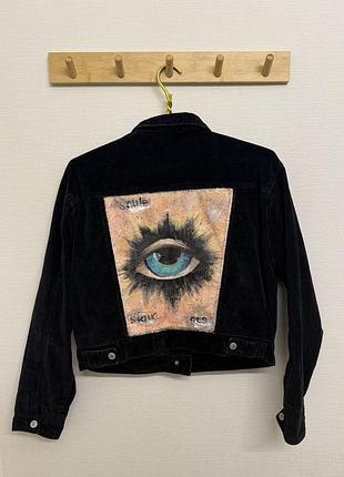 Куртка з малюнком ручної роботи