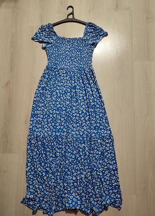 Длинное трикотажное платье 👗