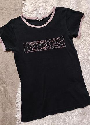 Піжамна футболка снупі h&m