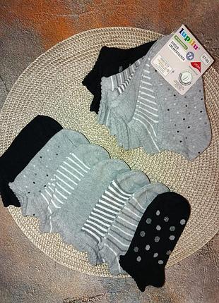 Шкарпетки бавовняні, носки короткі на дівчинку 4-6 років (розмір 27/ 30).