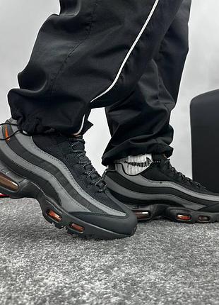 Nike air max 95 black grey orange 5