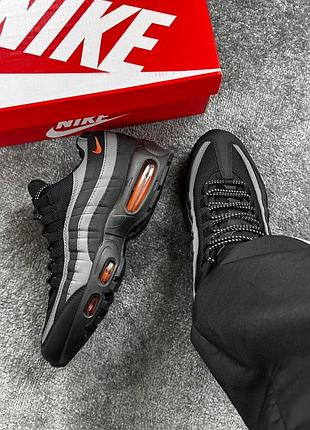 Nike air max 95 black grey orange 9