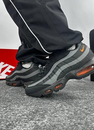 Nike air max 95 black grey orange 8